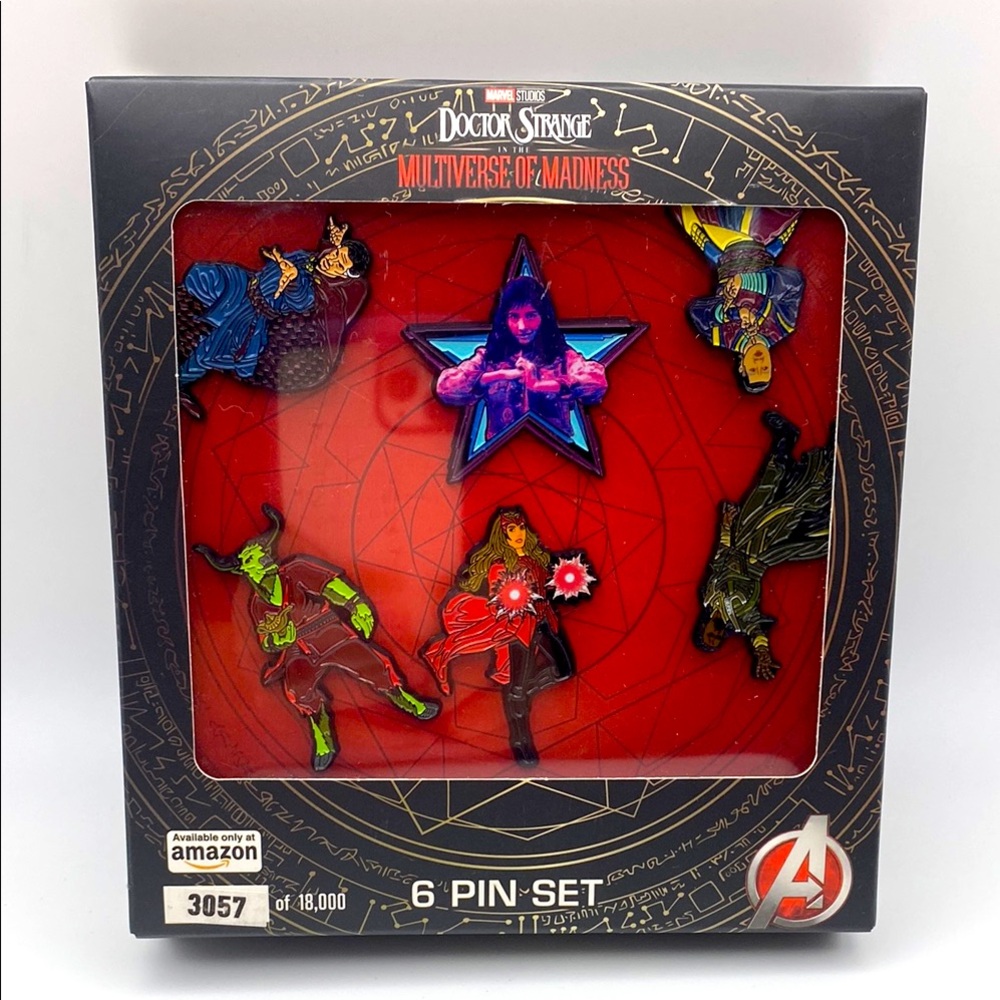 Limited Edition Marvel Doctor Strange In The Multiverse of Madness Six Pin Set